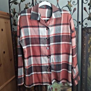 Nwot Women's Large Boutique Flannel
